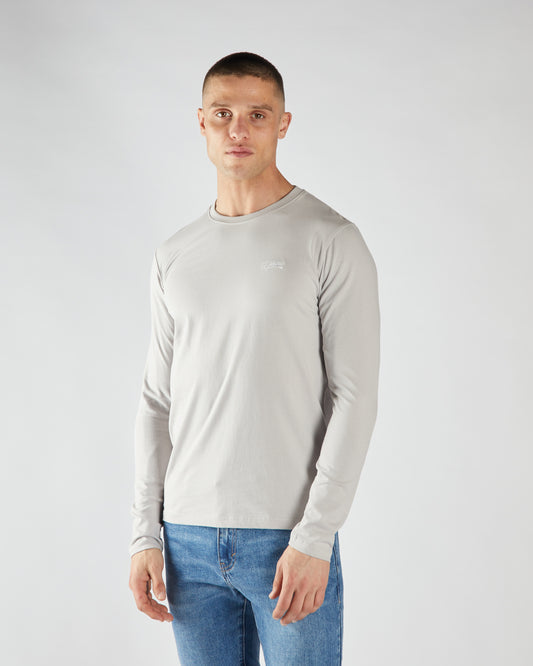 Basic Nilo Ls Tee Distant Grey