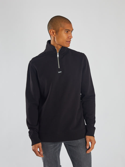 Max Half Zip Matte Black
