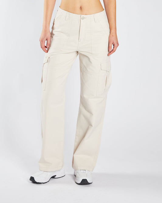 Tyler Cargo Pant Stone White