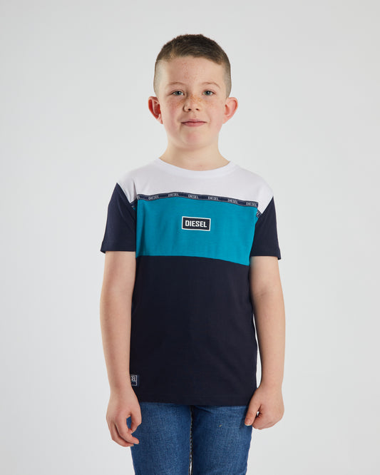 Troy Tee Aqua / Navy