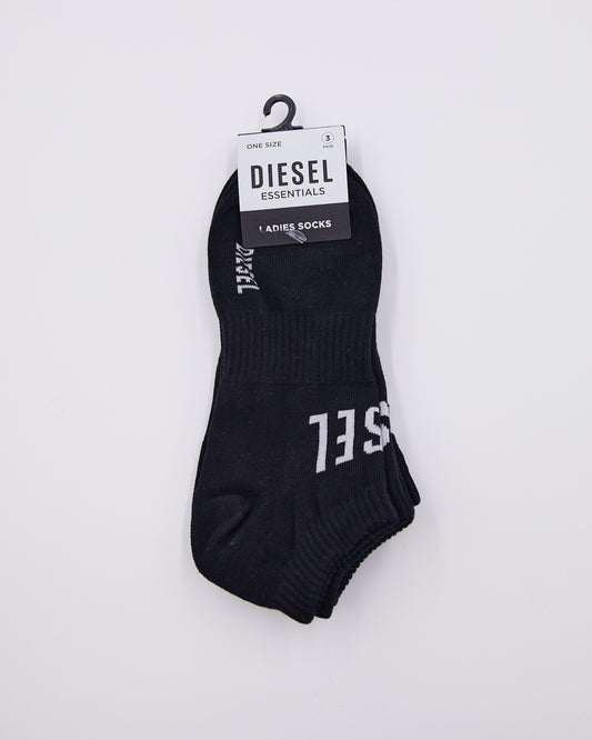 Libby 3 Pack Active Socks Black