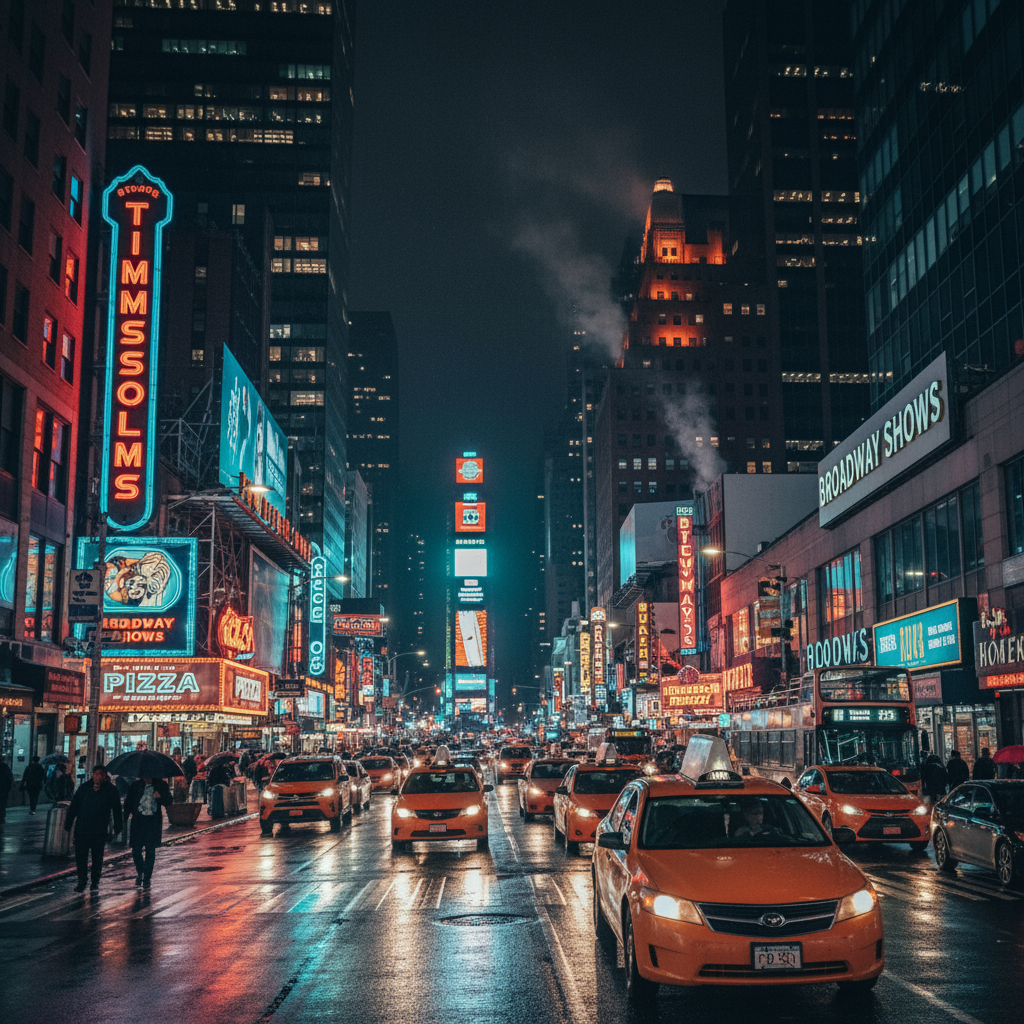 शहर की व्यस्त सड़क की, असल जैसी दिखने वाली हाई रिज़ॉल्यूशन वाली फ़ोटो...