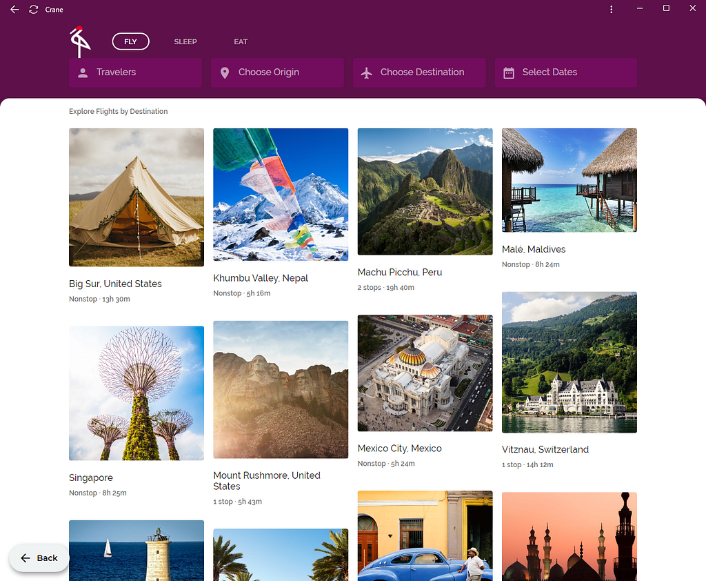 Aplikasi Flutter Gallery