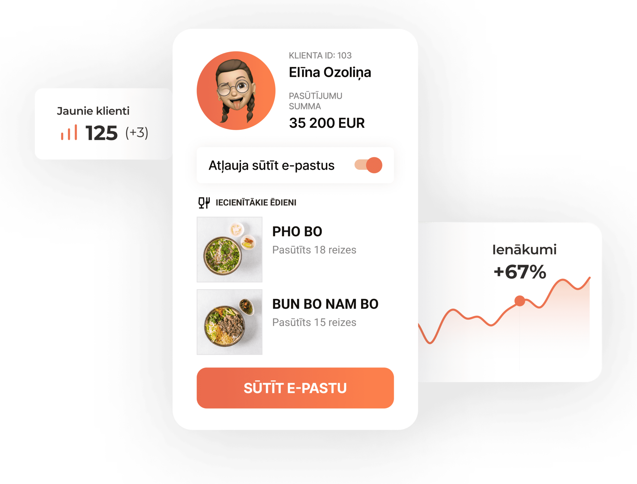 Pievienojiet CRM sistēmu - ChoiceQR