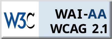 Compliance with Level Double-A, of the Accessibility Guidelines for Web 2.1 content of the W3C-WAI