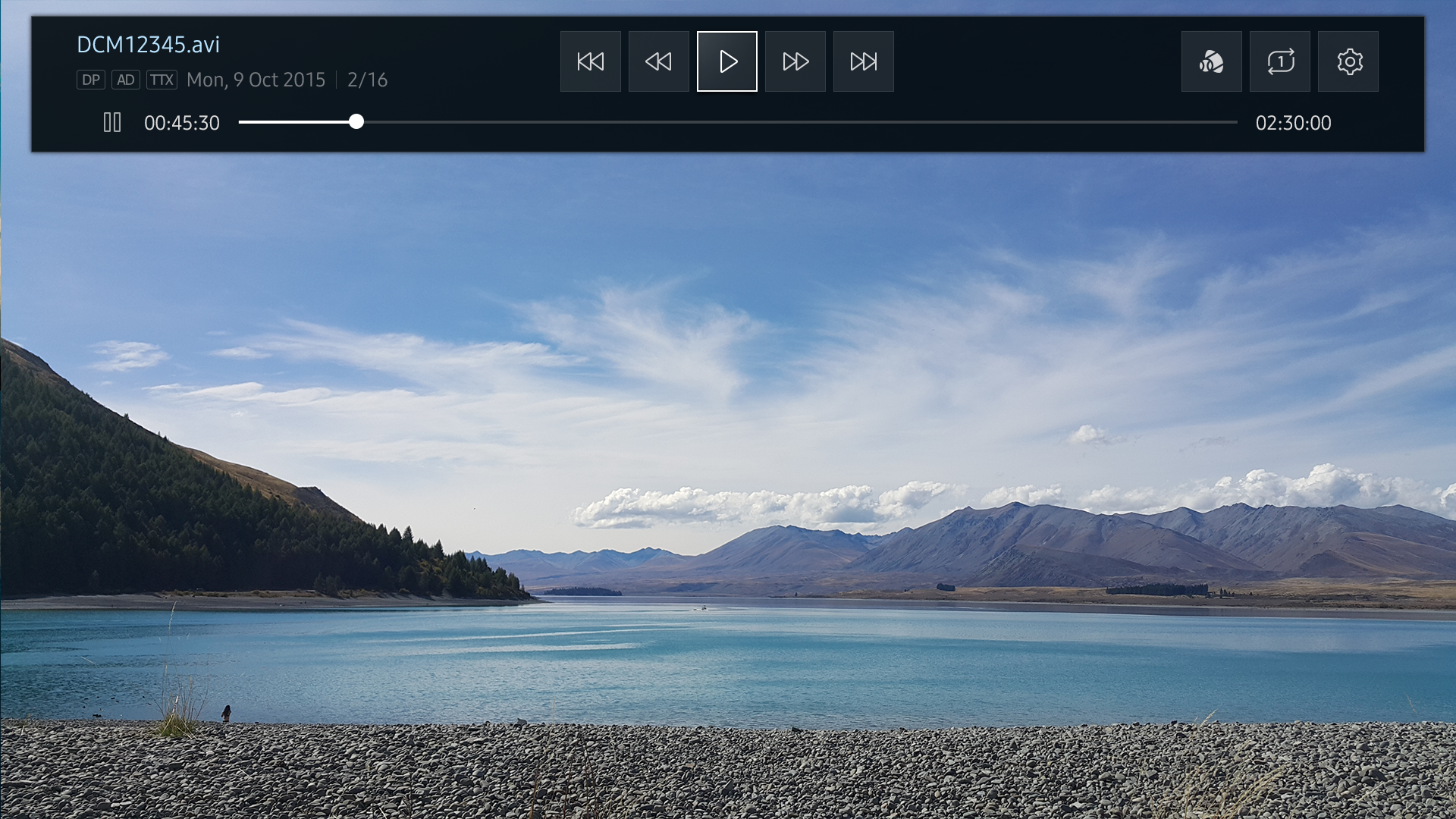 Figure 6-1. Example of a video player