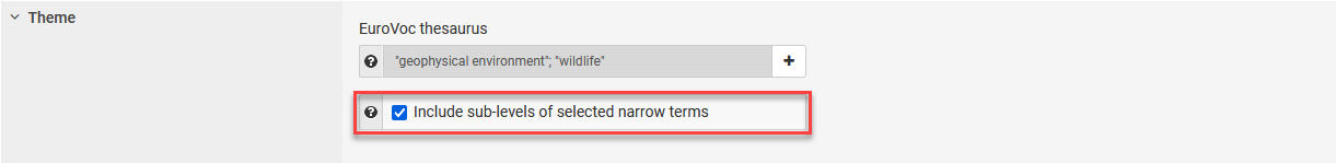 Screenshot showing how to select the sub-levels)