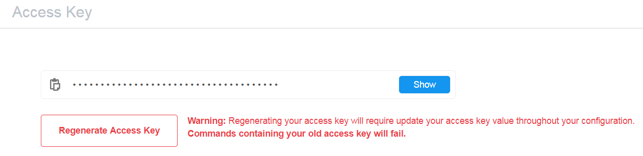 Access Key