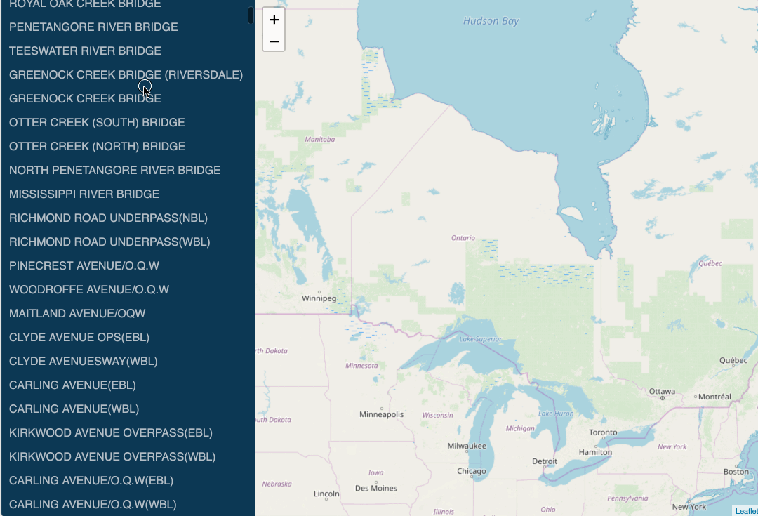 Screencast of final app