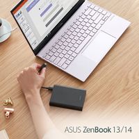 With ZenBook 13/14’s amazing battery life, traveling without a charger isn’t a big deal. When you do need to top up, its fast-charge feature can restore the battery to a 60% charge level in just 49 minutes, so you’ll be ready to go in no time.