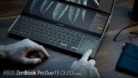 ZenBook Pro Duo 15 OLED gives you a superbly immersive viewing experience, with a brilliant 4K OLED HDR NanoEdge display that delivers ultra-vivid colors and deep blacks. Its cinema-grade 100% DCI-P3 color gamut and Delta-E < 2 color accuracy make it a superb all-rounder for professional creation, and it’s also PANTONE® Validated for professional-grade color accuracy and TÜV Rheinland-certified for eye care.
